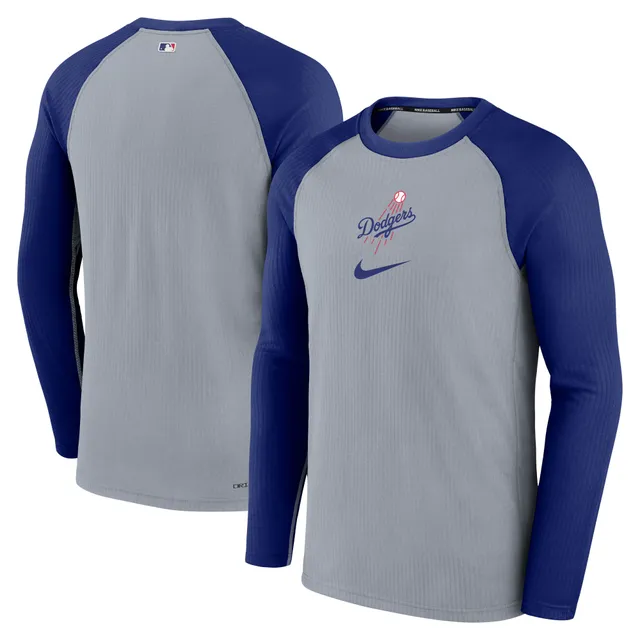 Youth Los Angeles Dodgers Nike Heathered Royal Authentic Collection  Velocity Practice Performance T-Shirt