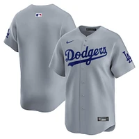 Men's Nike Gray Los Angeles Dodgers Away Limited Jersey