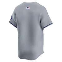 Men's Nike  Gray Los Angeles Dodgers Road Official Limited Player Jersey