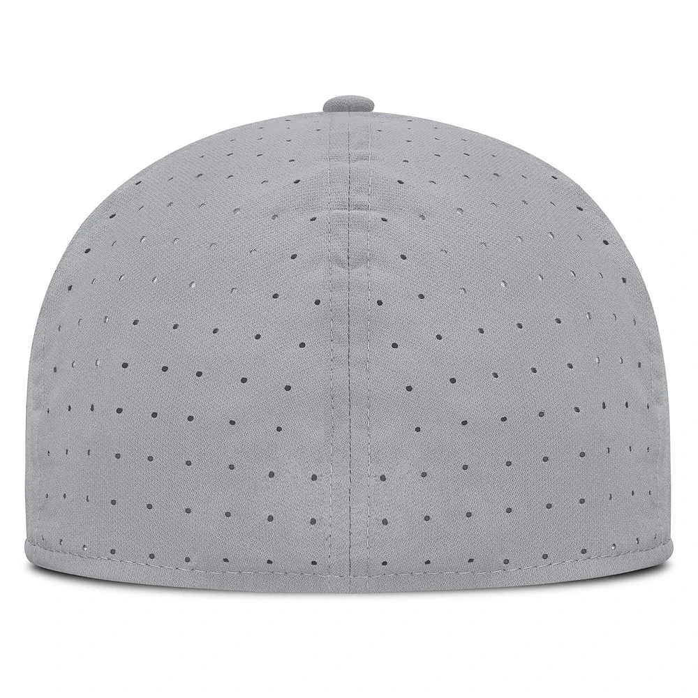 Men's Nike Gray Los Angeles Dodgers True Performance Fitted Hat