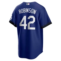 Maillot de joueur Nike Jackie Robinson Royal Los Angeles Dodgers City Connect pour homme