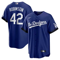 Maillot de joueur Nike Jackie Robinson Royal Los Angeles Dodgers City Connect pour homme