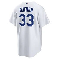 Maillot de joueur réplique Nike James Outman blanc des Los Angeles Dodgers pour homme