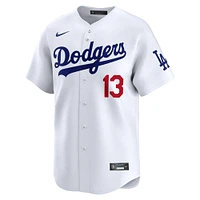 Maillot de joueur Nike Max Muncy pour hommes, blanc, Los Angeles Dodgers Home Limited Player