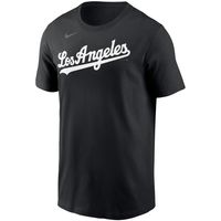 Men's Nike Mookie Betts Black Los Angeles Dodgers Black & White Name &  Number T-Shirt