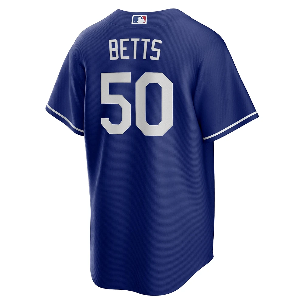 Maillot de joueur alternatif réplique grand et Nike Mookie Betts Royal Los Angeles Dodgers pour homme