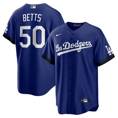 Maillot de joueur réplique Nike Mookie Betts Royal Los Angeles Dodgers City Connect pour homme