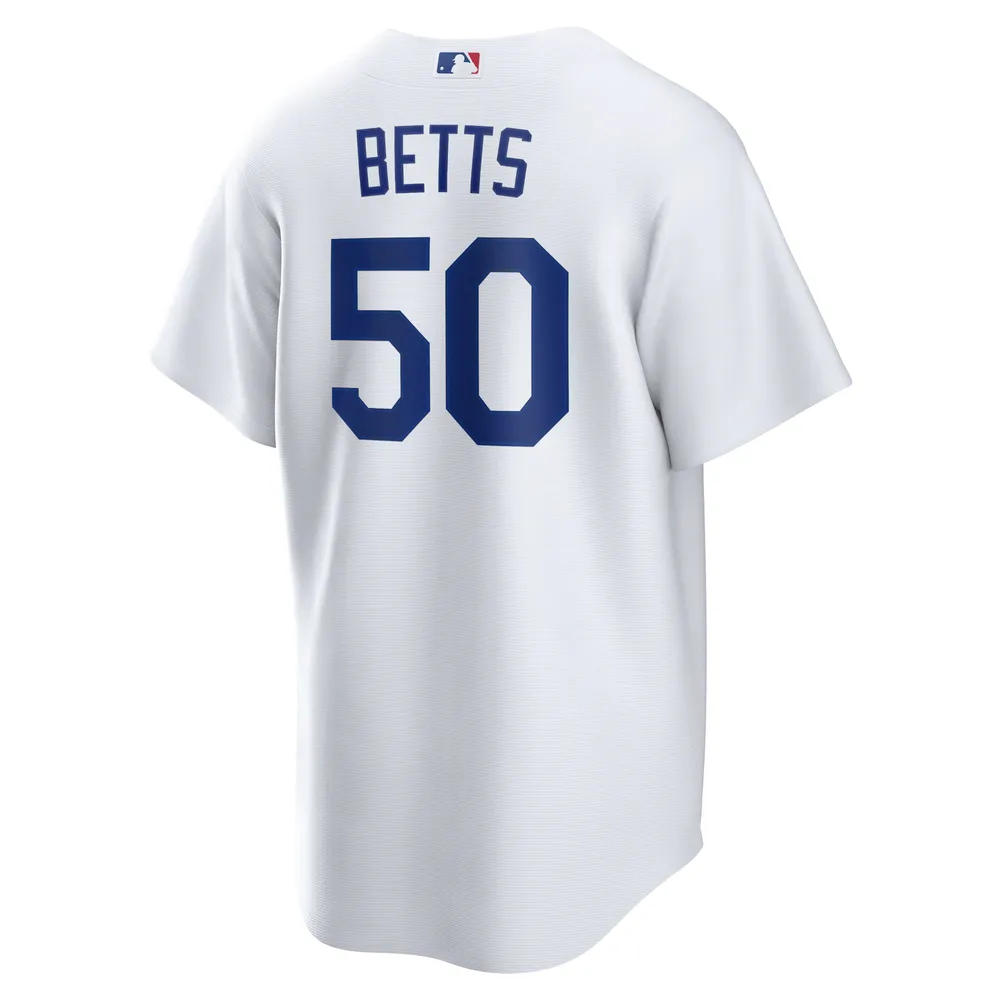 Men's Nike Mookie Betts White Los Angeles Dodgers Home Replica Player - Jersey