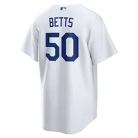 Men's Nike Mookie Betts White Los Angeles Dodgers Home Replica Player - Jersey