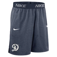 Men's Nike  Navy Los Angeles Dodgers Authentic Collection City Connect Performance Knit Shorts