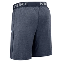 Men's Nike  Navy Los Angeles Dodgers Authentic Collection City Connect Performance Knit Shorts