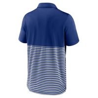 Men's Nike Royal/Gray Los Angeles Dodgers Home Plate Striped Polo