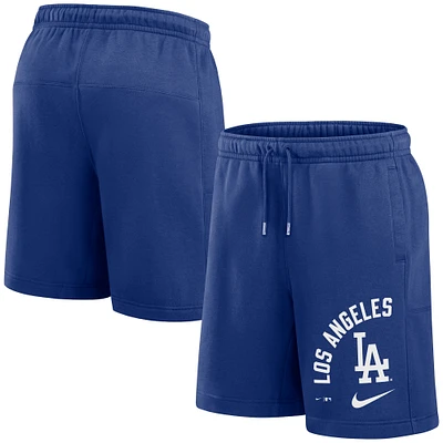 Short en polaire Nike Royal Los Angeles Dodgers Arched Kicker pour homme