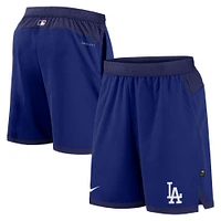 Nike Royal Los Angeles Dodgers Authentic Collection Flex Vent Performance Short pour homme