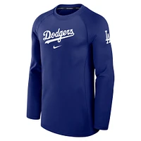 Men's Nike Royal Los Angeles Dodgers Authentic Collection Game Time Raglan Performance Long Sleeve T-Shirt