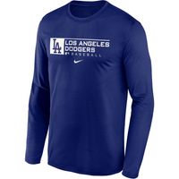 Men's Nike Royal Los Angeles Dodgers Authentic Collection Legend Performance - Long Sleeve T-Shirt