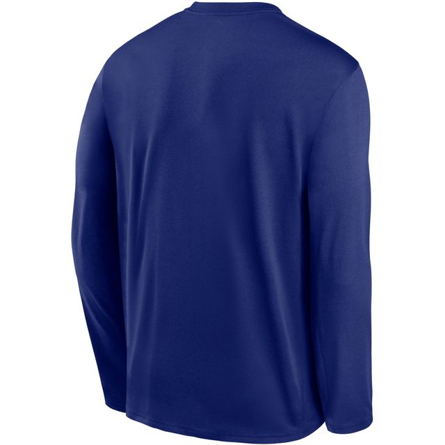 Nike Men's Los Angeles Dodgers Royal Arch Over Logo Long Sleeve T