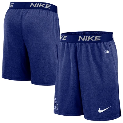 Short en tricot Nike Royal Los Angeles Dodgers Authentic Collection Performance pour homme