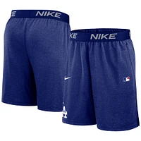 Short en tricot Nike Royal Los Angeles Dodgers Authentic Collection Performance pour homme