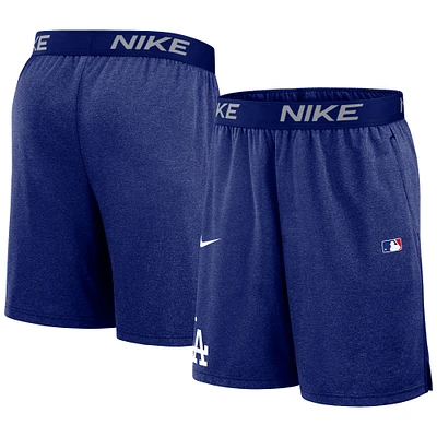 Short en tricot Nike Royal Los Angeles Dodgers Authentic Collection Performance pour homme