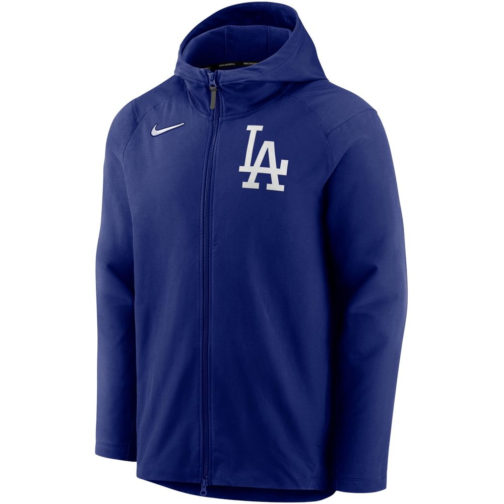 Men's Nike Royal Los Angeles Dodgers Authentic Collection Player - Full-Zip Hoodie Jacket