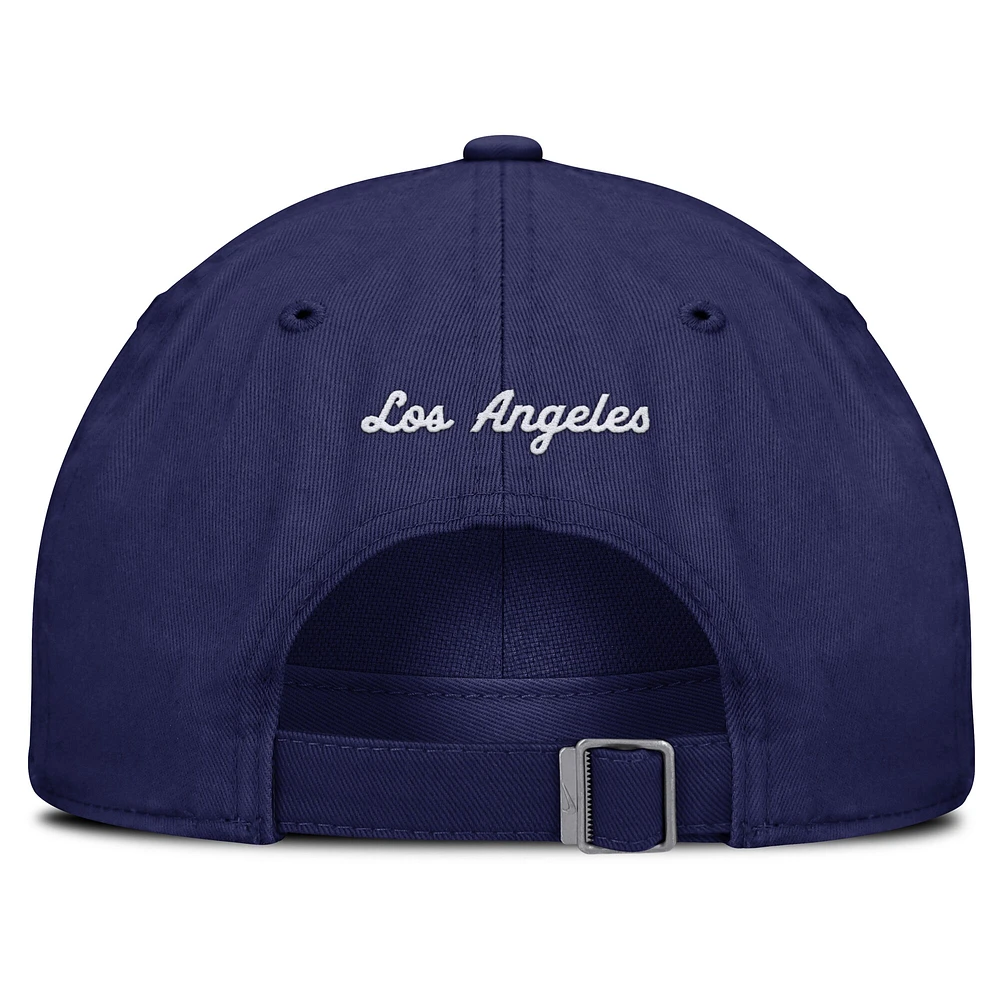 Casquette ajustable Nike Royal Los Angeles Dodgers Club pour homme