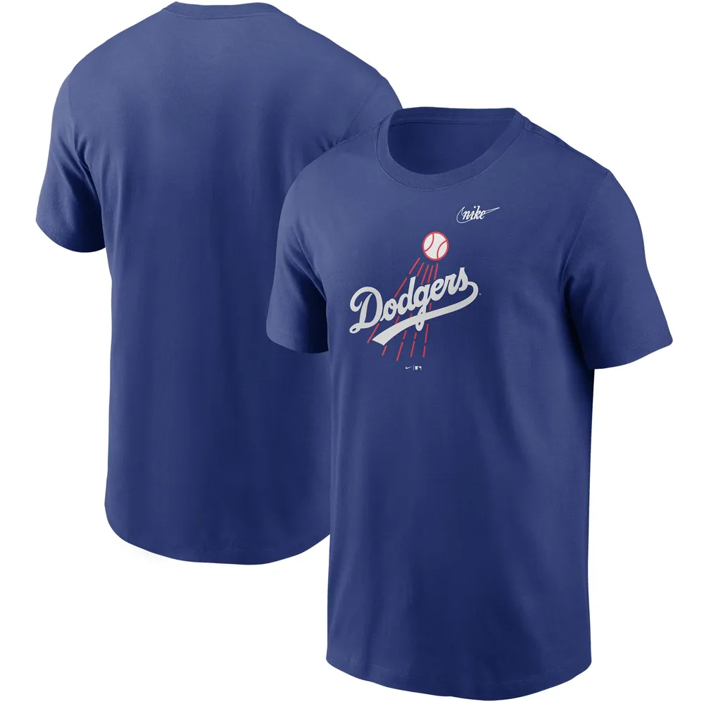 Los Angeles Dodgers Nike Women's Wordmark T-Shirt - Royal