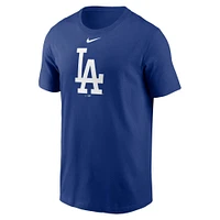 T-shirt Nike Royal Los Angeles Dodgers Fuse Logo pour homme