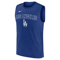 Men's Nike Royal Los Angeles Dodgers Knockout Performance Muscle Tank Top