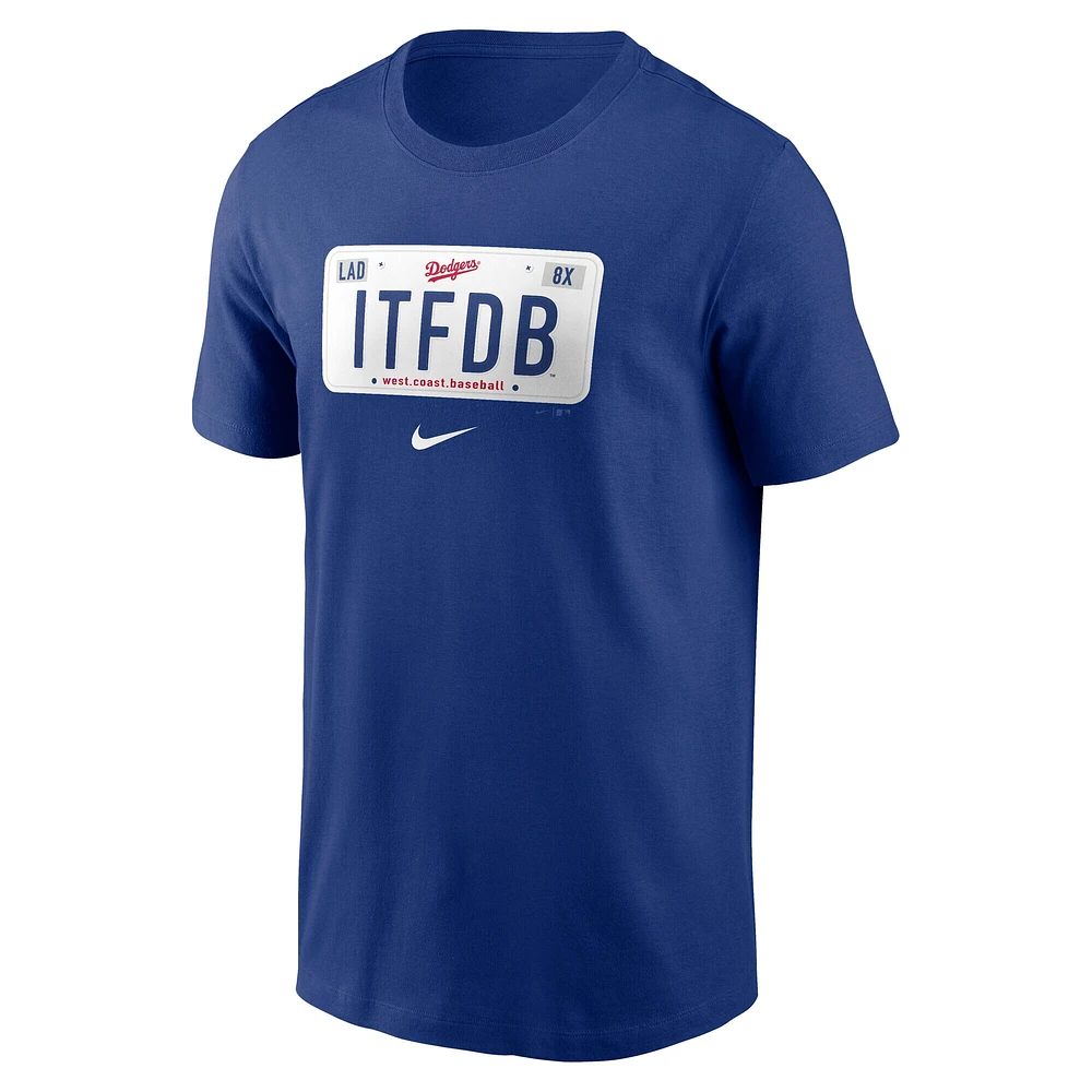 Men's Nike Royal Los Angeles Dodgers Local Hometown T-Shirt