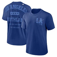 T-shirt Game Over Nike Royal Los Angeles Dodgers pour homme