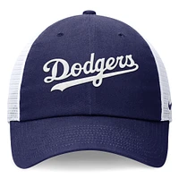 Men's Nike Royal Los Angeles Dodgers Wordmark Adjustable Trucker Hat