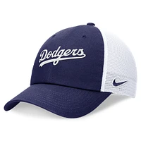 Men's Nike Royal Los Angeles Dodgers Wordmark Adjustable Trucker Hat