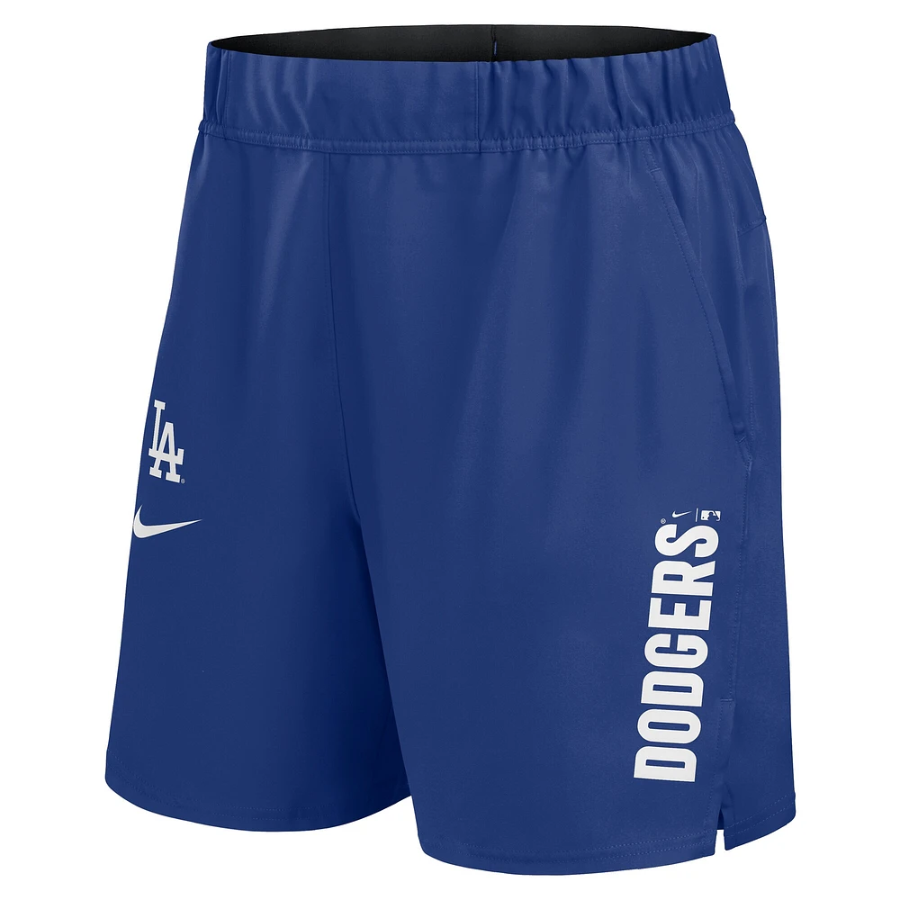 Short tissé Nike Royal Los Angeles Dodgers Victory Performance pour homme