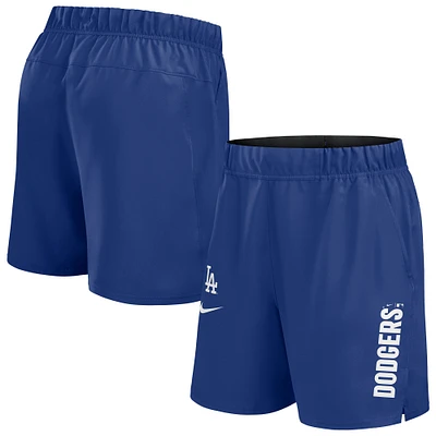Short tissé Nike Royal Los Angeles Dodgers Victory Performance pour homme