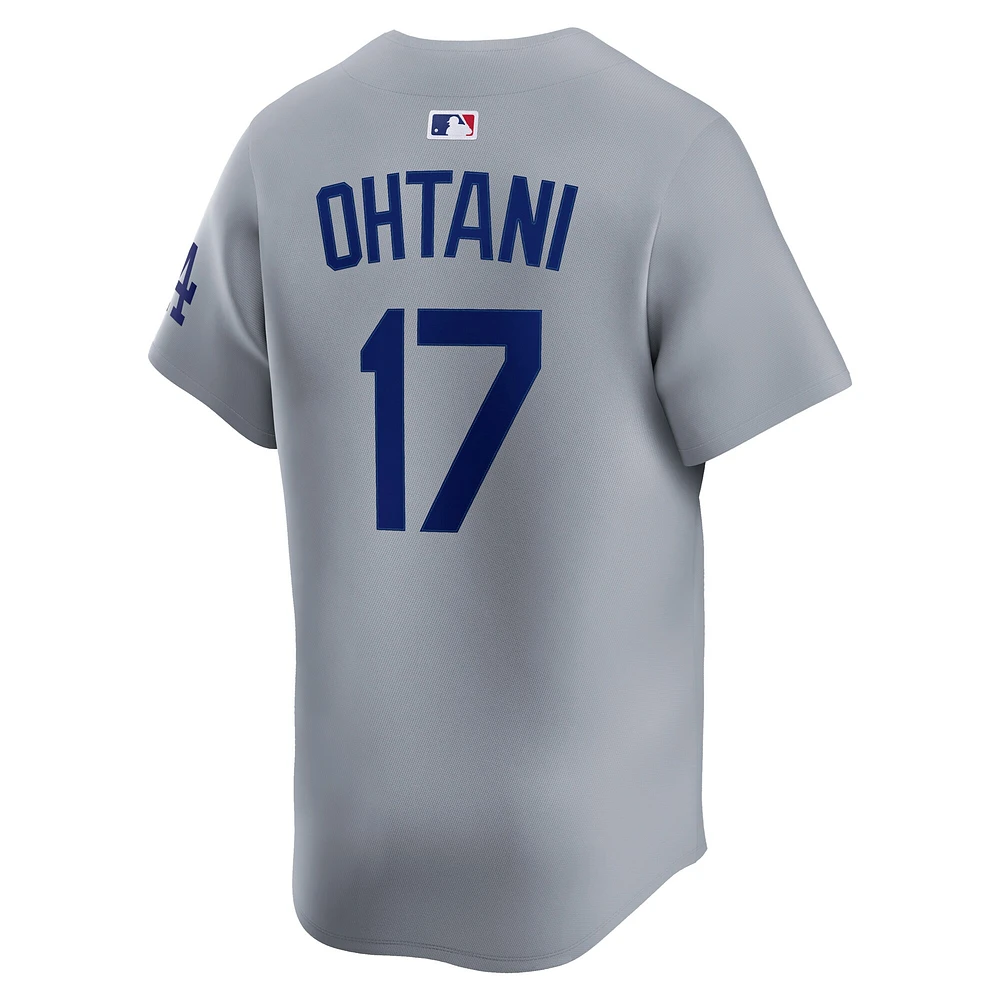 Men's Nike Shohei Ohtani Gray Los Angeles Dodgers Alternate Limited Player Jersey