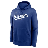 Sweat à capuche Nike Shohei Ohtani Royal Los Angeles Dodgers pour hommes, nom et numéro du club