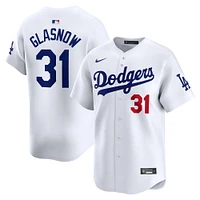 Maillot de joueur Nike Tyler Glasnow pour hommes, blanc, Los Angeles Dodgers Home Limited Player