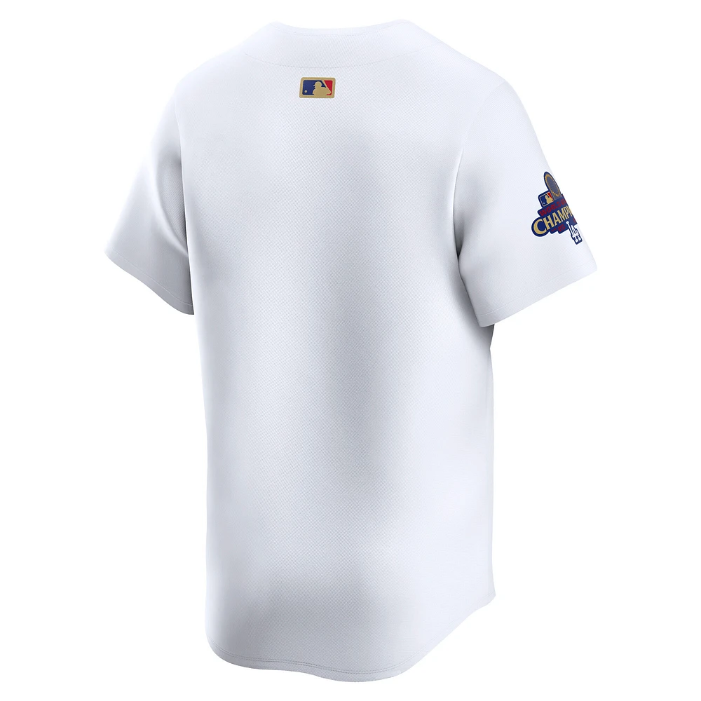 Maillot Nike blanc Los Angeles Dodgers 2025 Gold Collection Limited pour homme