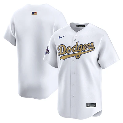 Maillot Nike blanc Los Angeles Dodgers 2025 Gold Collection Limited pour homme