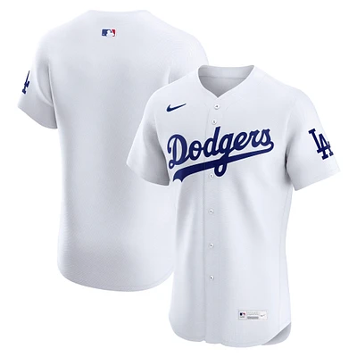 Maillot Nike blanc domicile Elite des Los Angeles Dodgers pour homme