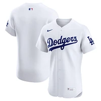 Maillot Nike blanc domicile Elite des Los Angeles Dodgers pour homme