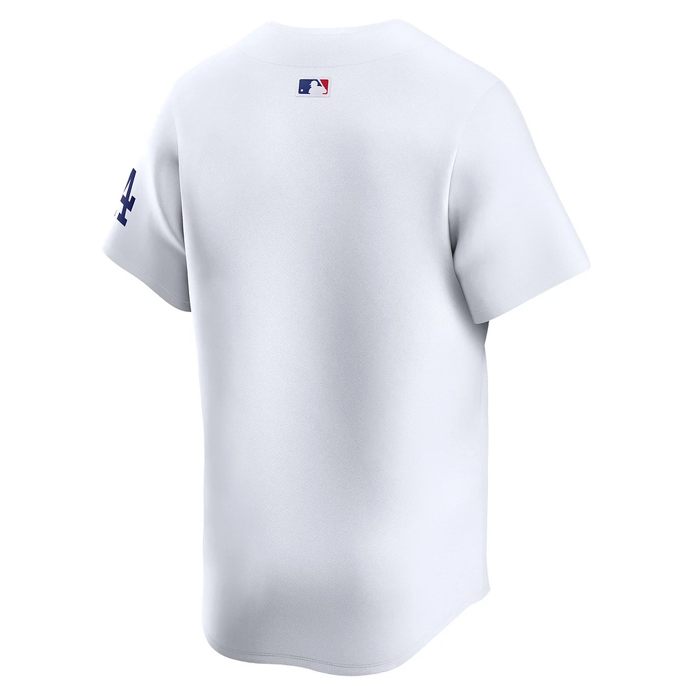 Maillot Nike blanc Los Angeles Dodgers Domicile Limité pour homme