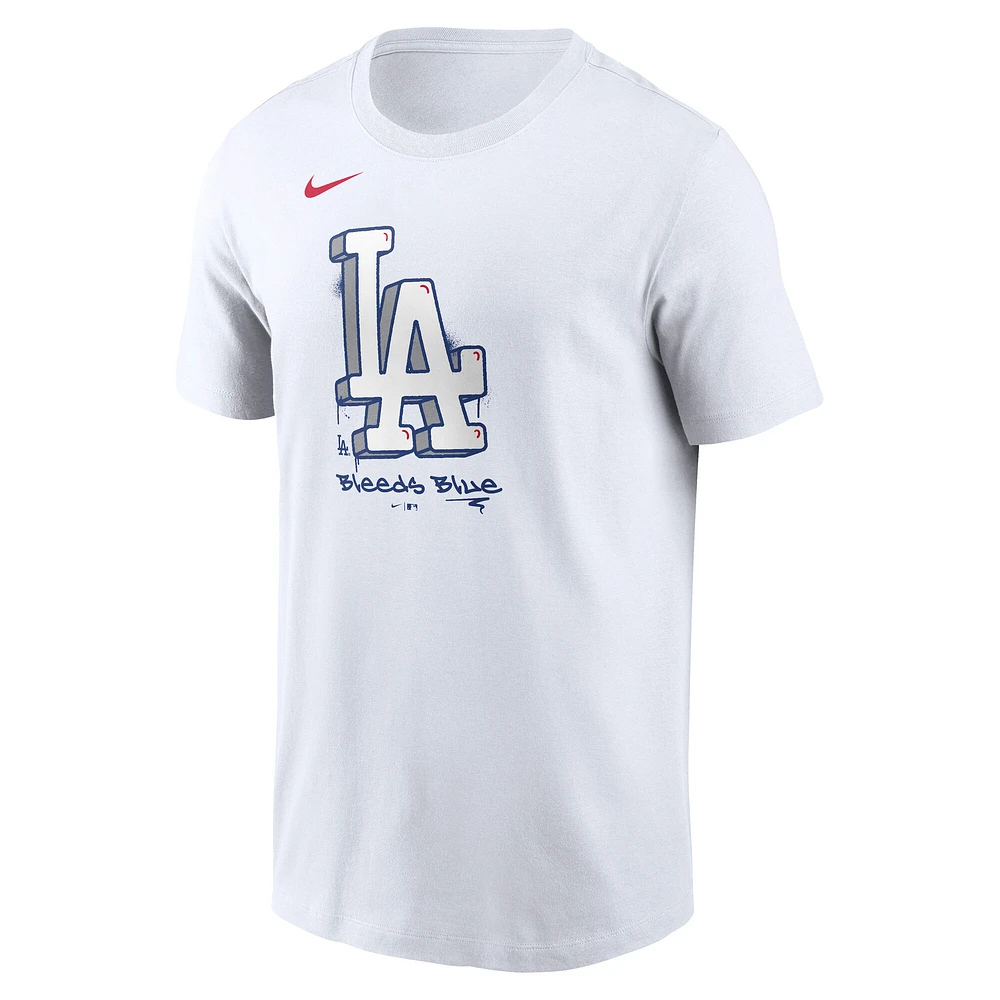 Men's Nike White Los Angeles Dodgers Local Hometown T-Shirt