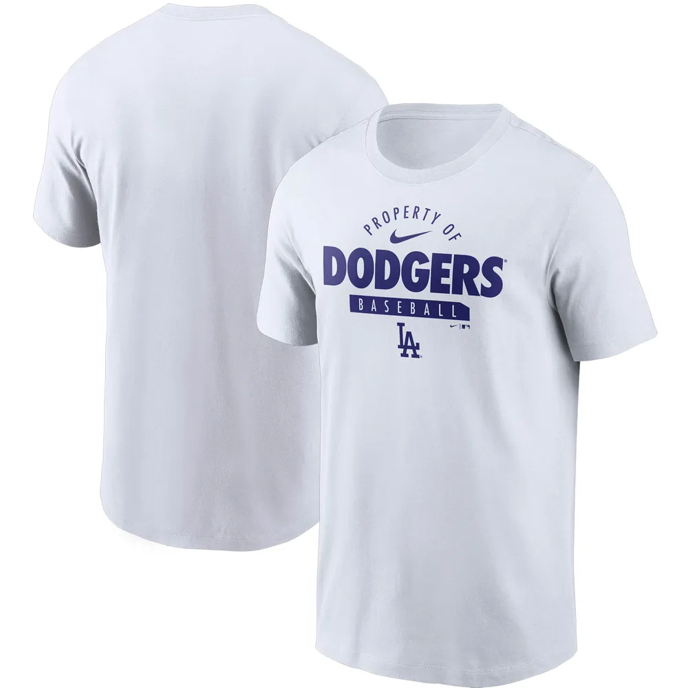 Los Angeles DODGERS UNDER ARMOUR Fanatics men L white short sleeve t-shirt