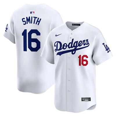 Men's Nike Will Smith White Los Angeles Dodgers Home Limited Player Jersey