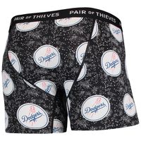 Men's Pair of Thieves Royal/Black Los Angeles Dodgers Super Fit 2-Pack Boxer Briefs Set