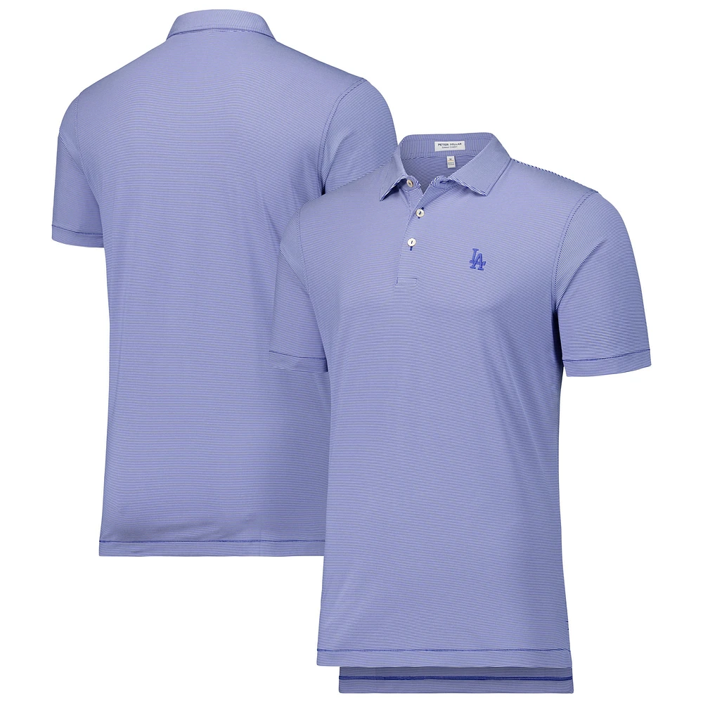 V110136 Dodgrs BLUE3 JUBILEE RAYURE STRETCH JERSEY POLO POLMEN ME0CEK11S-LAD #7