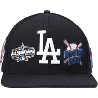 Men's Los Angeles Dodgers Pro Standard Black All-Star Multi Hit Wool  Snapback Hat