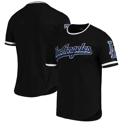 Los Angeles Dodgers T-Shirt Old English Blue Black White